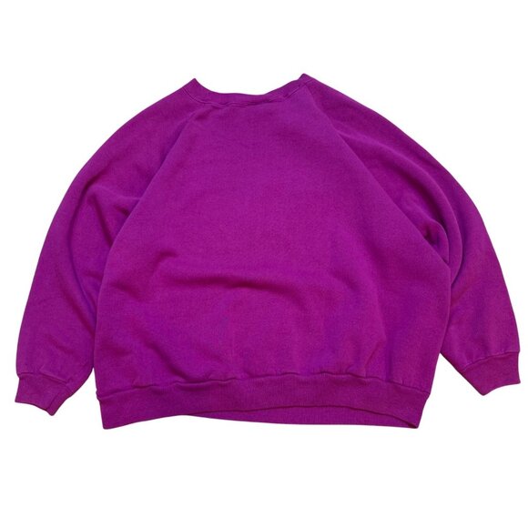 90s Disney 101 Dalmatians Magenta Crewneck Sweatshirt XL USA - Picture 3 of 7